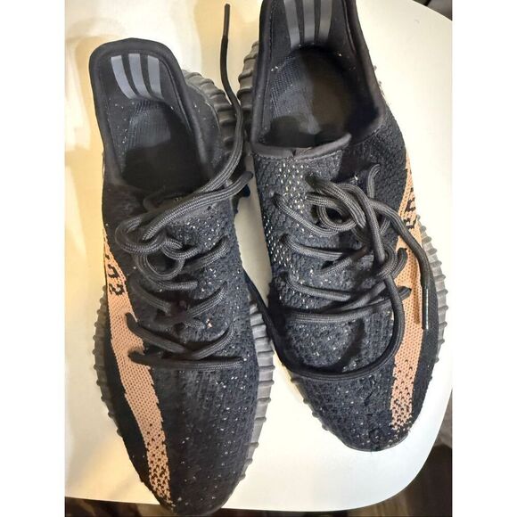 Adidas Yeezy Men\'s Boost 350 V2 Lace Up Low Top Sneaker Shoes Black Size 6 main image 16